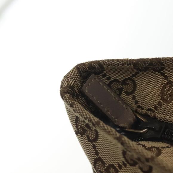 GUCCI GG Canvas Sherry Line Tote Bag Beige Gold 155524 Auth bs28913 - Picture 10 of 16